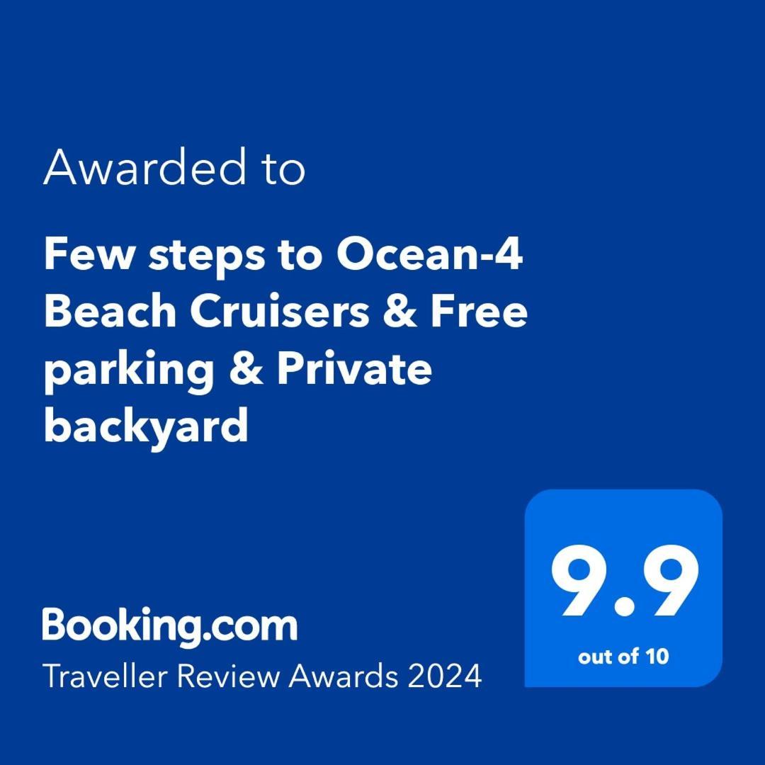 Few Steps To Ocean-4 Beach Cruisers & Free Parking & Private Backyard Jacksonville Beach Ngoại thất bức ảnh