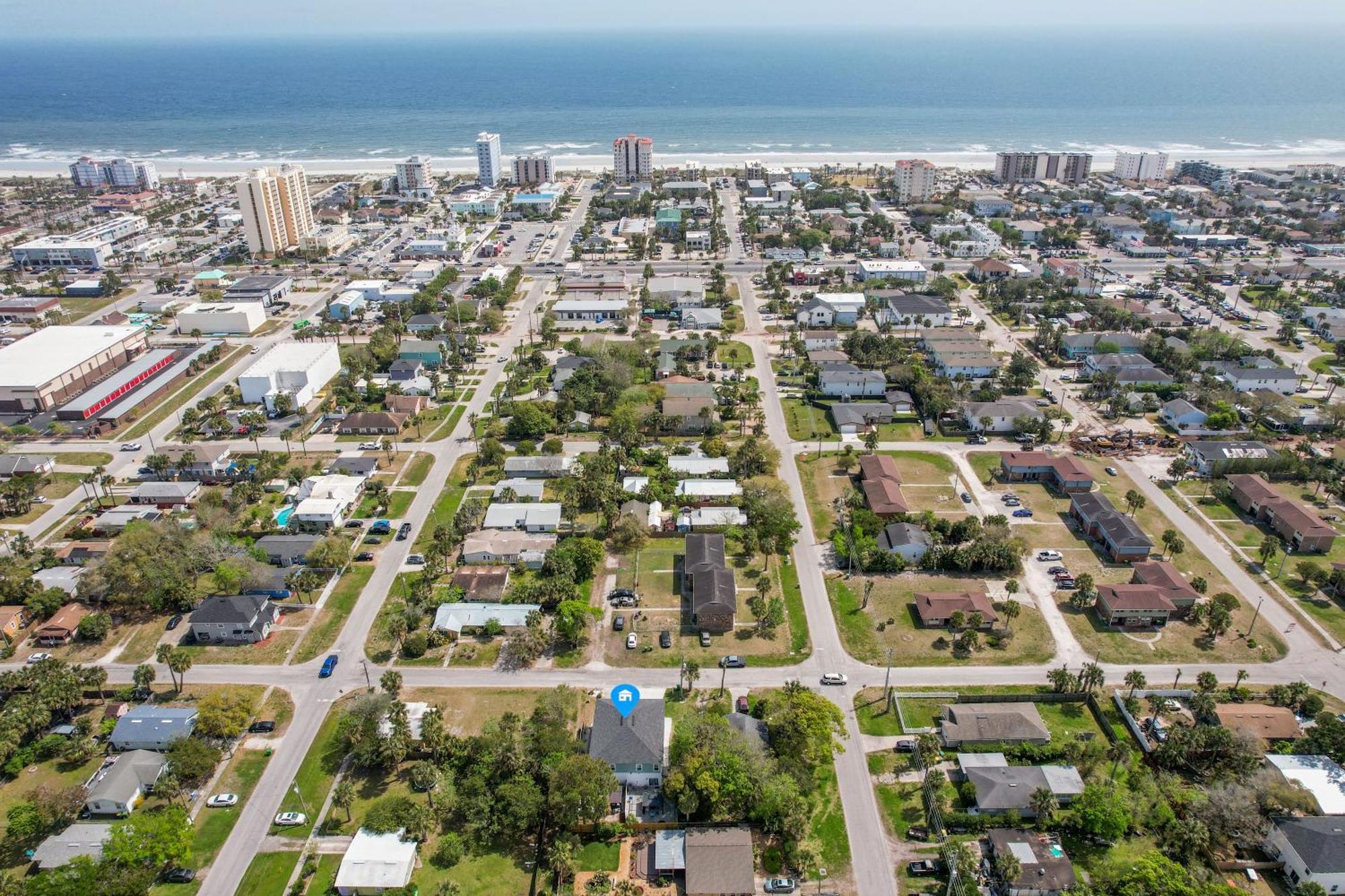 Few Steps To Ocean-4 Beach Cruisers & Free Parking & Private Backyard Jacksonville Beach Ngoại thất bức ảnh